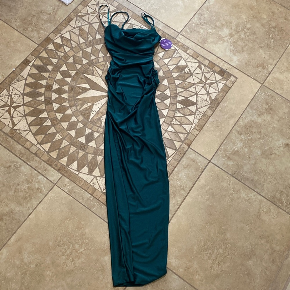 Green wedding dress